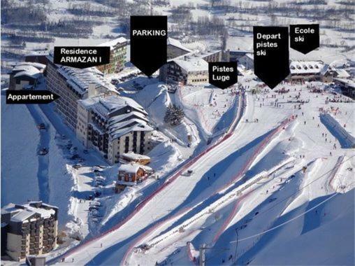 L'Armazan - Studio Pieds De Piste Plat D'Adet Saint-Lary-Soulan Eksteriør billede
